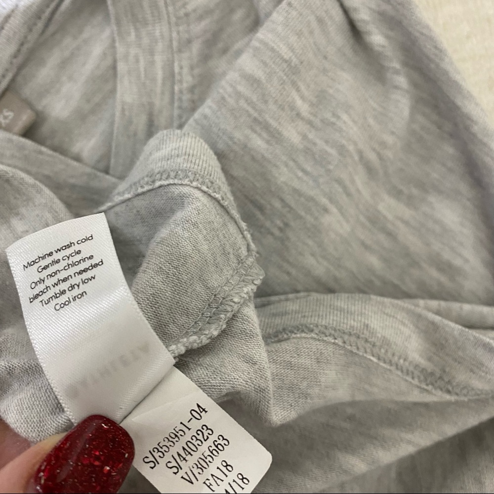 Athleta Light Gray Cloudlight Relaxed Asymmetric … - image 6